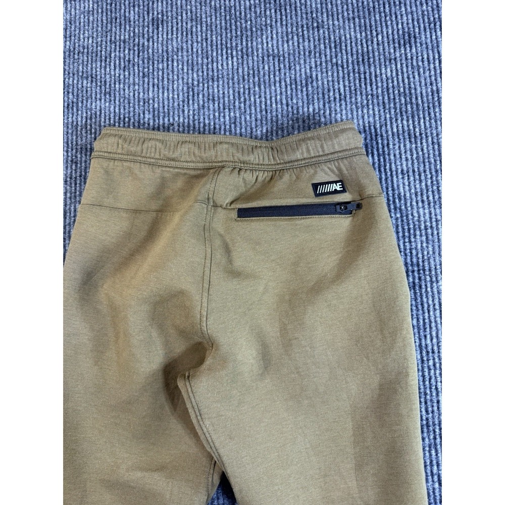 American Eagle Outfitters Men's Brown Jogger‎ Pants XS Drawstring Zip Pocket - Picture 4 of 7